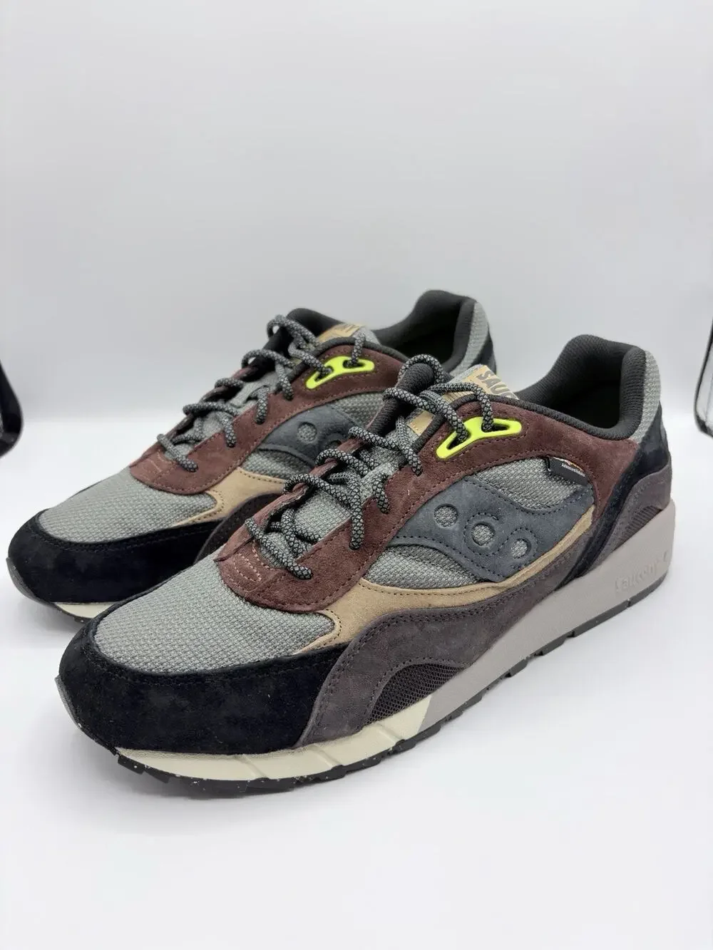 Saucony Shadow 6000 Cordura Brown Agave Grey Men's Sneakers S70839-2 RARE Sz 12